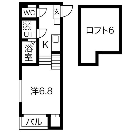 Eternal Court TSURUMAIの物件間取画像